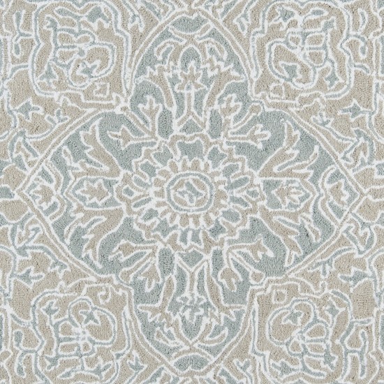 Rug, Momeni, Valencia, VAL-1, Light Blue, 2'3" X 8' Runner, 41109