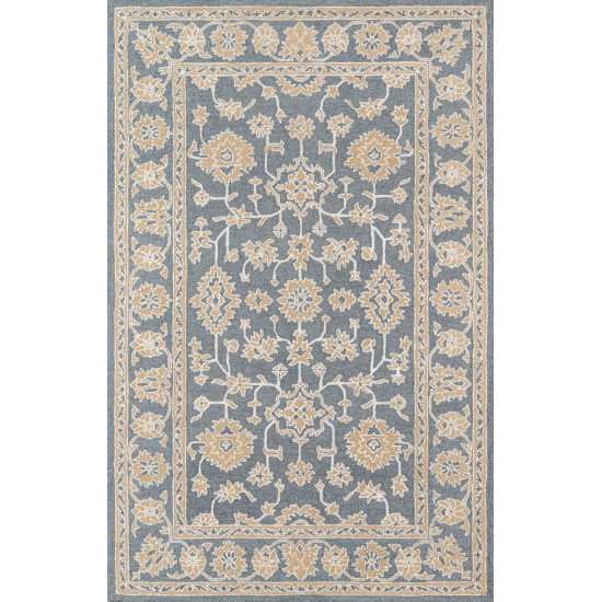 Rug, Momeni, Valencia, VAL-2, Grey, 2' X 3', 41107