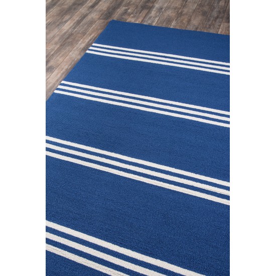 Rug, Momeni, Veranda, VR-16, Maritime Blue, 9' X 9' Round, 19428