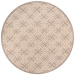 Rug, Momeni, Veranda, VR-22, Taupe, 9' X 9' Round, 19858