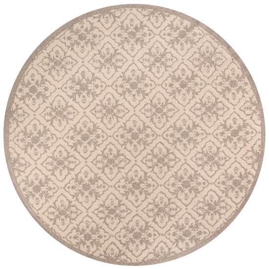 Rug, Momeni, Veranda, VR-22, Taupe, 9' X 9' Round, 19858