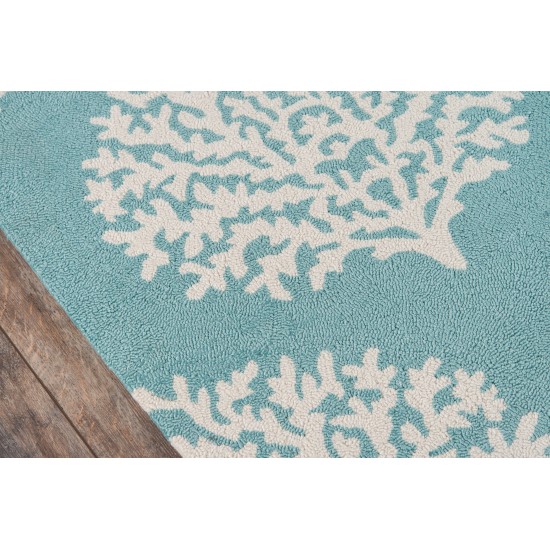 Rug, Momeni, Veranda, VR-45, Aqua, 5' X 8', 28970