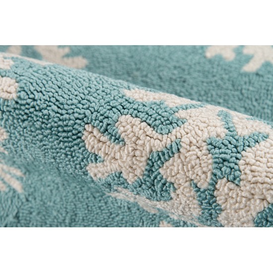 Rug, Momeni, Veranda, VR-45, Aqua, 5' X 8', 28970