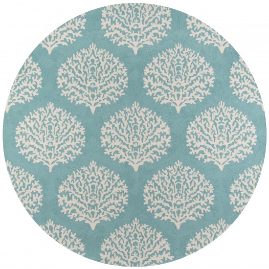 Rug, Momeni, Veranda, VR-45, Aqua, 5' X 8', 28970