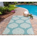 Rug, Momeni, Veranda, VR-45, Aqua, 5' X 8', 28970