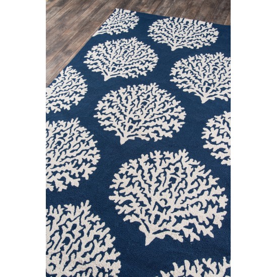 Rug, Momeni, Veranda, VR-45, Navy, 9' X 9' Round, 28981