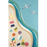 Rug, Momeni, Veranda, VR-63, Blue, 2' X 3', 36518