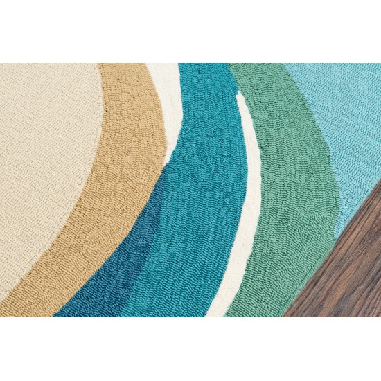 Rug, Momeni, Veranda, VR-63, Blue, 2' X 3', 36518