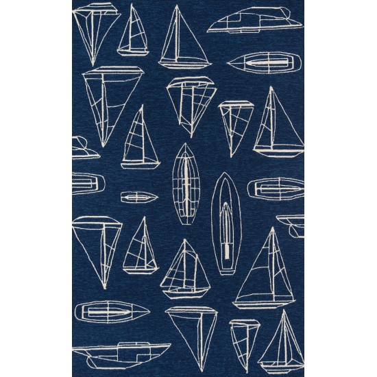 Rug, Momeni, Veranda, VR-70, Navy, 2' X 3', 39731