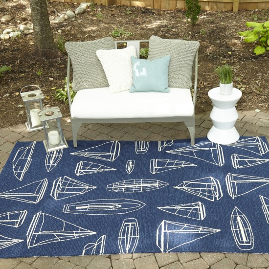 Rug, Momeni, Veranda, VR-70, Navy, 5' X 8', 39733