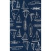 Rug, Momeni, Veranda, VR-70, Navy, 8' X 10', 39734