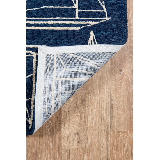 Rug, Momeni, Veranda, VR-70, Navy, 8' X 10', 39734