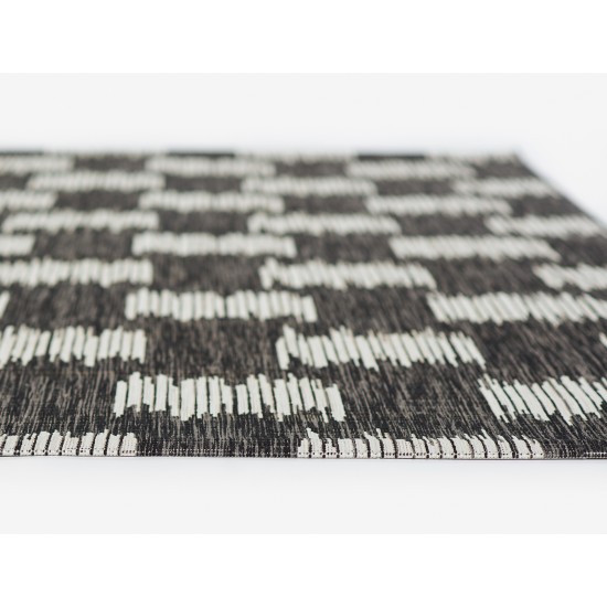 Rug, Novogratz, Villa, VI-12, Charcoal, 6'7" X 9'6", 49015