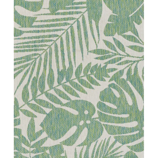 Rug, Novogratz, Villa, VI-13, Green, 6'7" X 9'6", 49061