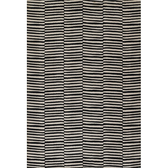 Rug, Momeni, Xander, XAN-1, Black, 2' X 3', 49835