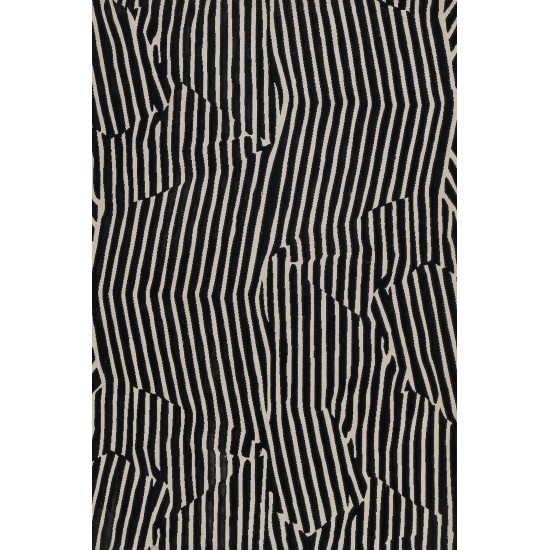 Rug, Momeni, Xander, XAN-2, Black, 2' X 3', 49643