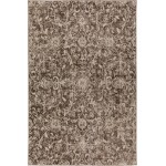 Fairfax Traditional Chocolate Area Rug, 7’6" x 10’, Chocolate, AFX37CH8X10