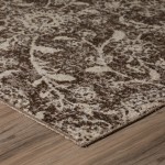 Fairfax Traditional Chocolate Area Rug, 7’6" x 10’, Chocolate, AFX37CH8X10