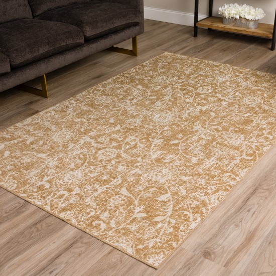 Addison Fairfax Traditional Sand Area Rug, 5’ x 7’5", Sand, AFX37SA5X8