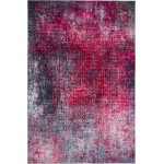 Odyssey Vibrant Velvet Non-skid Area Rug, 5’ x 7’6", Mercury, AOD37ME5X8