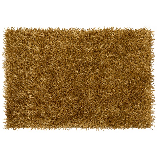 Addison Ojai Solid Shag Accent Rug, 2’ x 3’, Aureate, AOJ31AR2X3