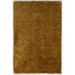 Addison Ojai Solid Shag Area Rug, 8’ x 10’, Aureate, AOJ31AR8X10