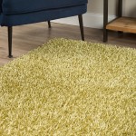 Addison Ojai Solid Shag Runner Rug, 2’3" x 7’6", Green, AOJ31GN2X8