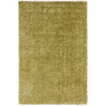 Addison Ojai Solid Shag Area Rug, 3’6" x 5’6", Green, AOJ31GN4X6