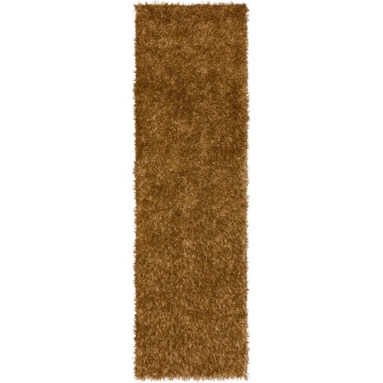 Addison Ojai Solid Shag Runner Rug, 2’3" x 7’6", Khaki, AOJ31KH2X8