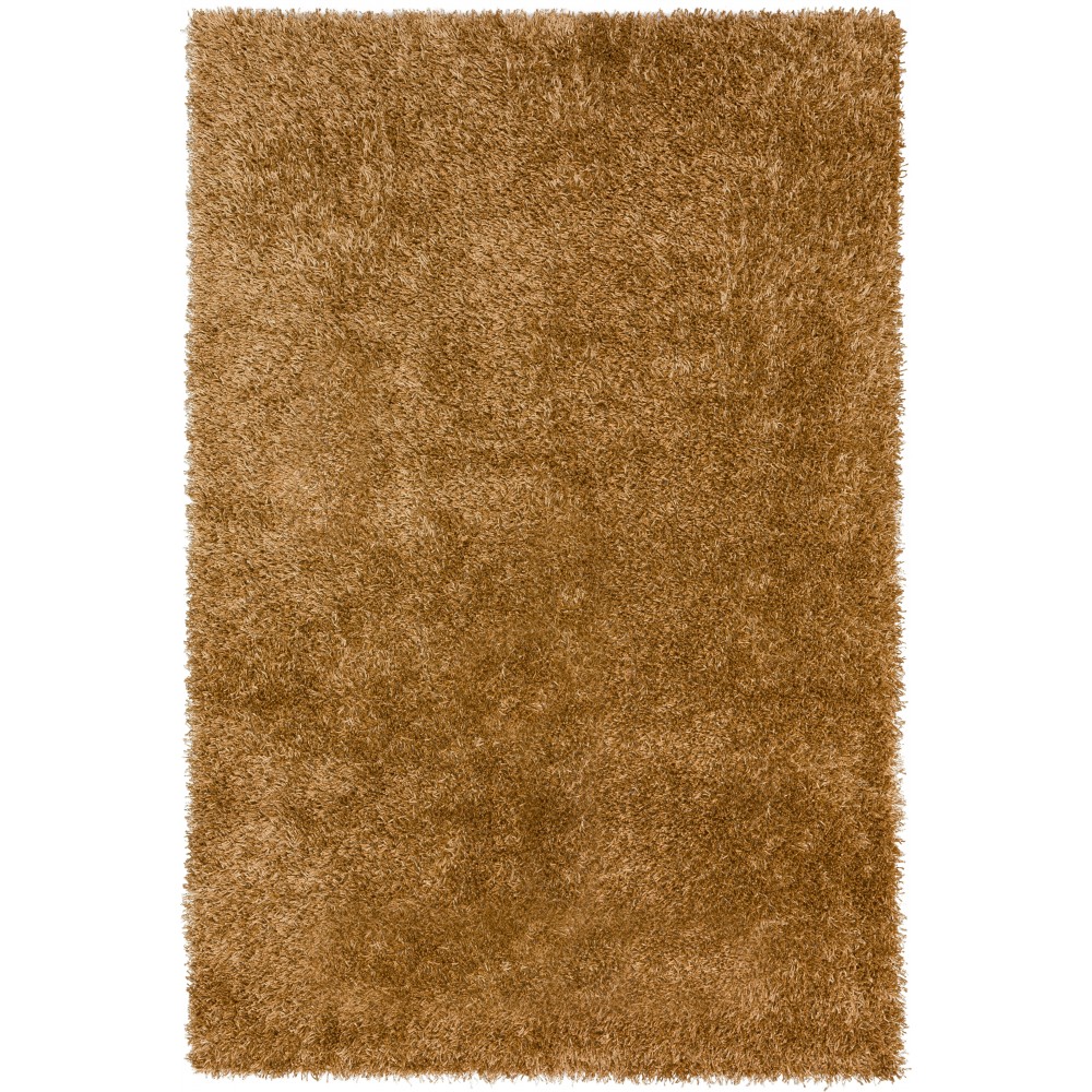 Addison Ojai Solid Shag Area Rug, 5’ x 7’6", Khaki, AOJ31KH5X8