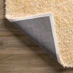 Addison Ojai Solid Shag Accent Rug, 2’ x 3’, Linen, AOJ31LI2X3