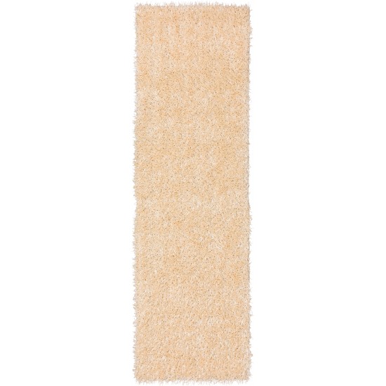 Addison Ojai Solid Shag Runner Rug, 2’3" x 7’6", Linen, AOJ31LI2X8