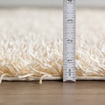 Addison Ojai Solid Shag Runner Rug, 2’3" x 7’6", Linen, AOJ31LI2X8