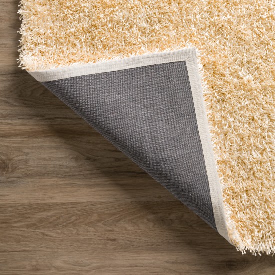 Addison Ojai Solid Shag Runner Rug, 2’3" x 7’6", Linen, AOJ31LI2X8