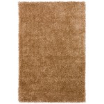 Addison Ojai Solid Shag Area Rug, 3’6" x 5’6", Mushroom, AOJ31MU4X6