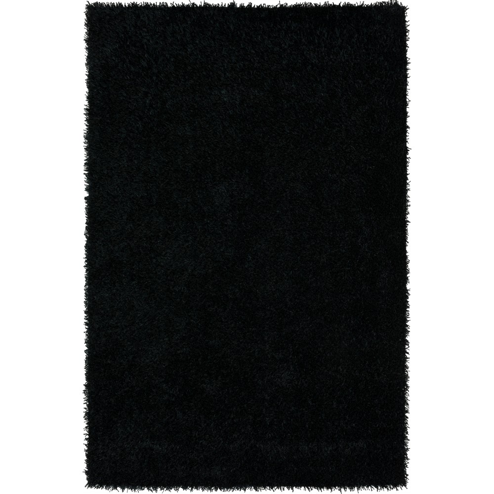 Addison Ojai Solid Shag Area Rug, 3’6" x 5’6", Night, AOJ31NI4X6