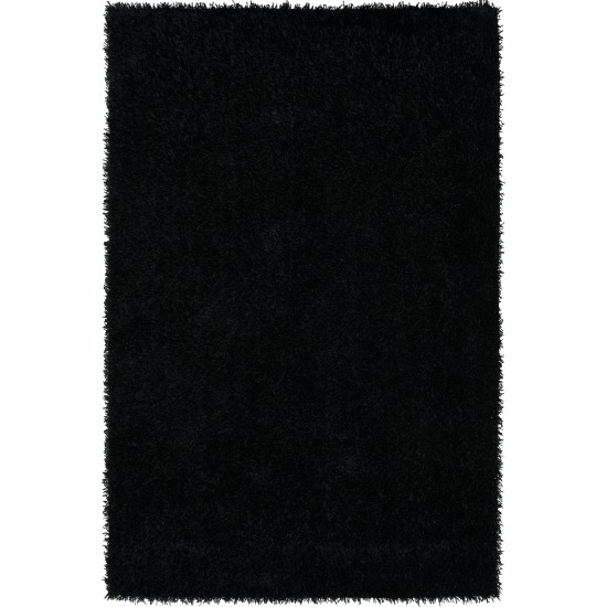 Addison Ojai Solid Shag Area Rug, 8’ x 10’, Night, AOJ31NI8X10