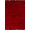 Addison Ojai Solid Shag Area Rug, 3’6" x 5’6", Ruby, AOJ31RU4X6