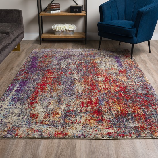 Addison Amelia Abstract Splash Area Rug, 3’3" x 5’1", Splash, AME50SP3X5