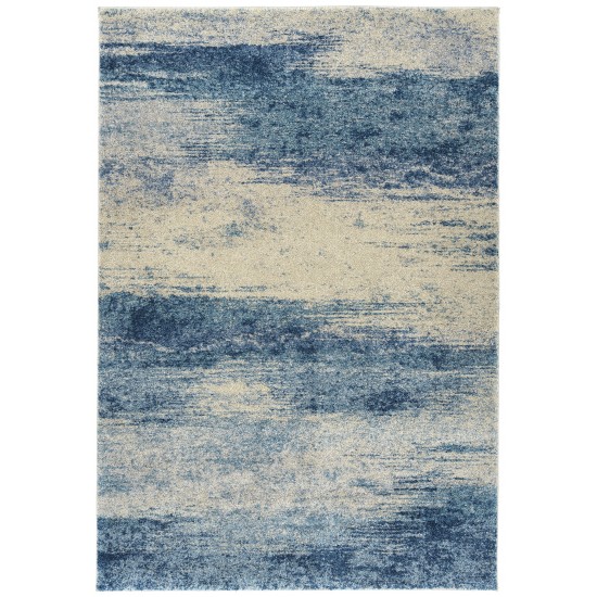 Addison Plano Modern Horizontal Area Rug, 3’3" x 5’3", Blue, APL36BL3X5