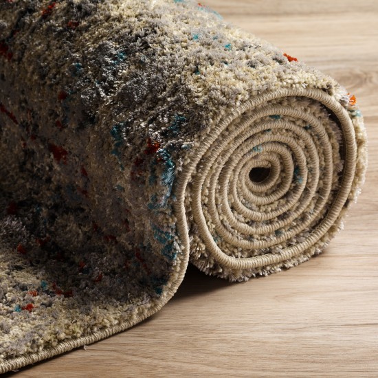 Addison Amelia Global Bone Area Rug, 3’3" x 5’1", Bone, AME51BO3X5