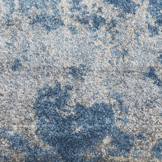 Addison Plano Nebulous Boho Area Rug, 5’3" x 7’7", Blue, APL37BL5X8