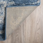 Addison Plano Nebulous Boho Area Rug, 5’3" x 7’7", Blue, APL37BL5X8