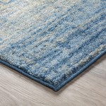 Addison Plano Bohemian Crosshatch Area Rug, 9’6" x 13’2", Blue, APL38BL10X13