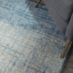 Addison Plano Bohemian Crosshatch Area Rug, 9’6" x 13’2", Blue, APL38BL10X13