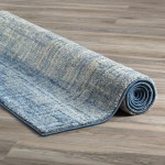 Addison Plano Bohemian Crosshatch Area Rug, 9’6" x 13’2", Blue, APL38BL10X13