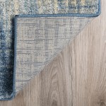 Addison Plano Bohemian Crosshatch Area Rug, 3’3" x 5’3", Blue, APL38BL3X5