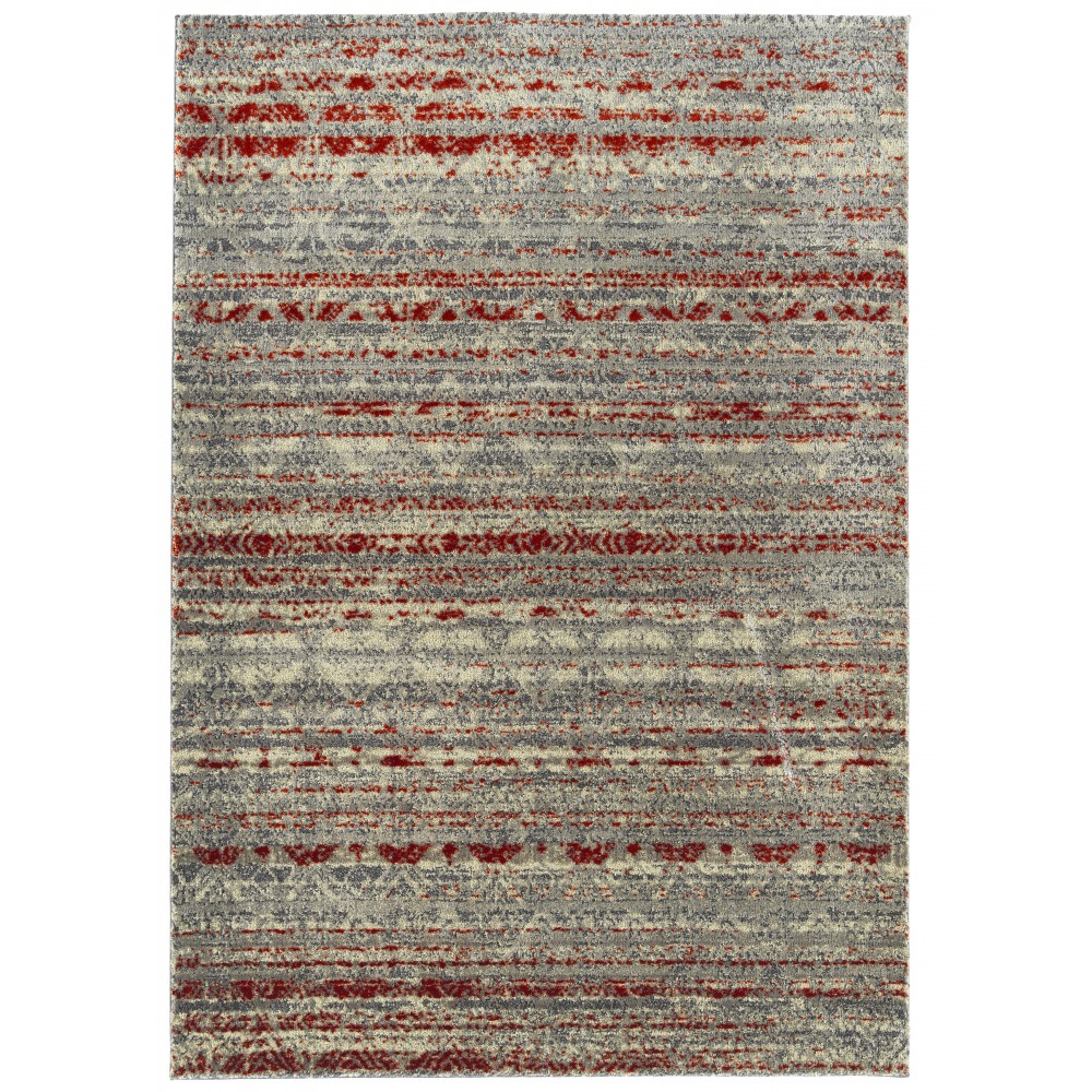 Addison Amelia Bohemian Casual Area Rug, 9’6" x 13’2", Rust, AME53RU10X13