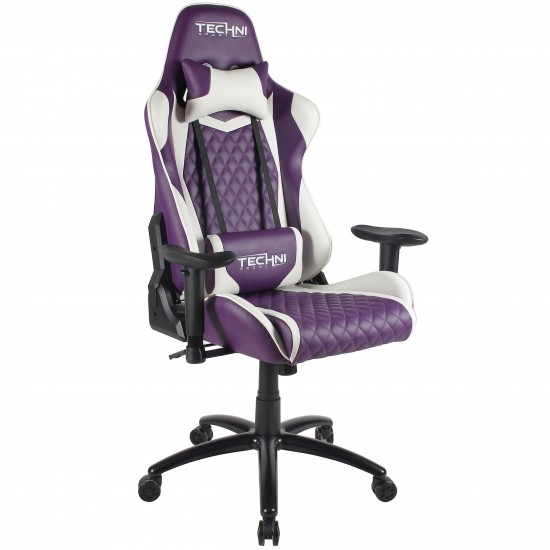 Techni Sport TS-52 Ergonomic High Back Racer Style PC Gaming Chair, Purple