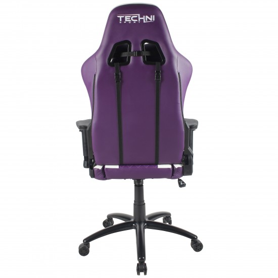 Techni Sport TS-52 Ergonomic High Back Racer Style PC Gaming Chair, Purple